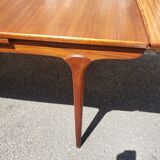 Table scandinave teck extensible