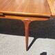 Scandinavian teak table expandable