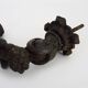 Old cast iron Cherub angel door knocker, 19th century
