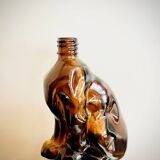 Vintage 70s collector's perfume bottle Lion Avon Black Suede