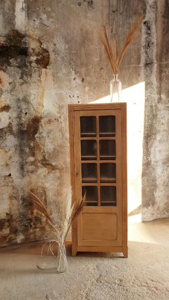 Vintage glass library