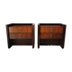 Pair of vintage vintage wood retro bedsides
