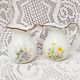 Vases, jugs with botanical patterns