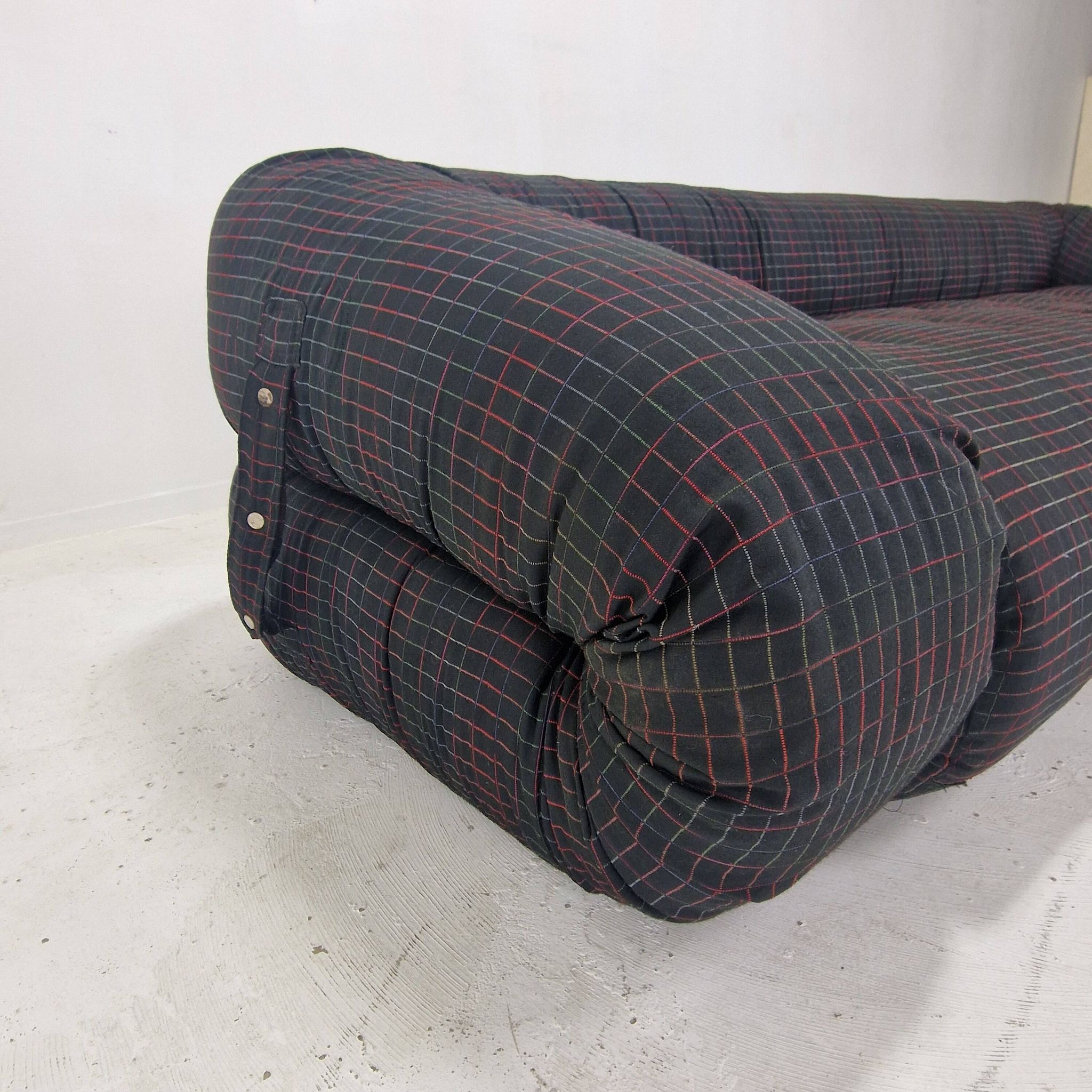 Anfibio 3-Seater Sofa Bed by Alessandro Becchi for Giovannetti, 1970's