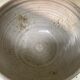 Vintage grey sandstone bowl signed