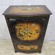 Vintage Chinese cabinet with gold leaf, flowers and birds (bar cabinet)