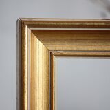 Moulded gilded wood frame
