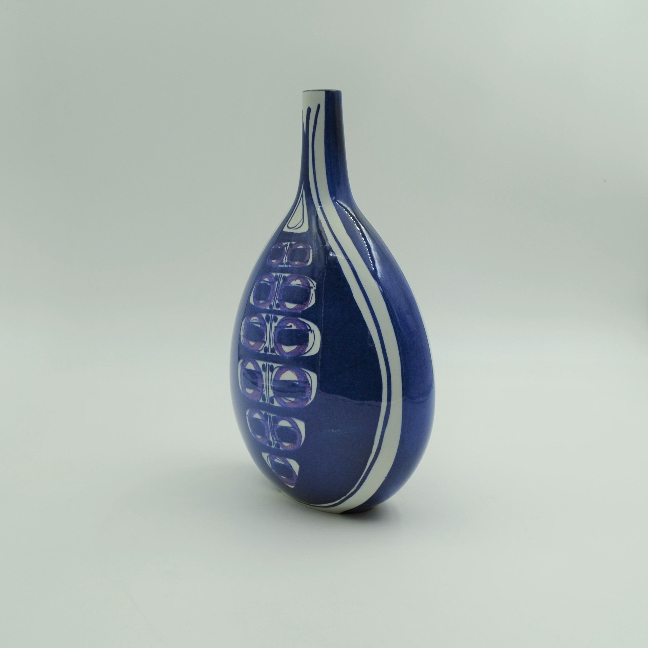 Tenera series earthenware vase by Inge-Lise Koefoed for Royal Copenhagen