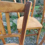 5 bistro chairs, brand Luterma France