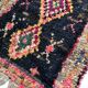 Moroccan Berber carpet Old Boucherouite 2,31x1.11m