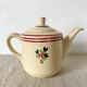 Old teapot in Gien earthenware