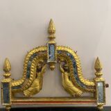 Architectural element from an Indian temple in gilded wood