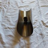 Vintage wall lamp in brushed stainless steel 70