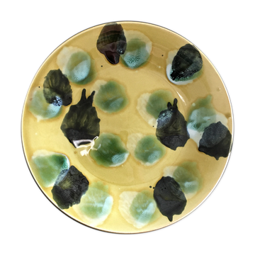 Speckled decorative plate