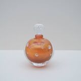 Small carafe bottle by jorge mateus in blown glass