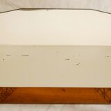 Sideboard art deco 1930 walnut floral pattern