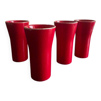 4 ceramic cups Poët Laval