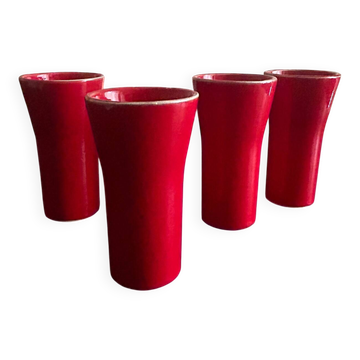 4 ceramic cups Poët Laval