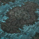 Handmade carved anatolian 1970s 187 cm x 288 cm brown rug