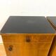 Set of 2 retro bedside tables, veneered wood, 1960s