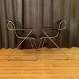 A pair of Penelope chairs by Charles Pollock, Castelli, Italy, 1980s