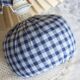 Jacadi vintage bedside lamp in blue and white tartan fabric