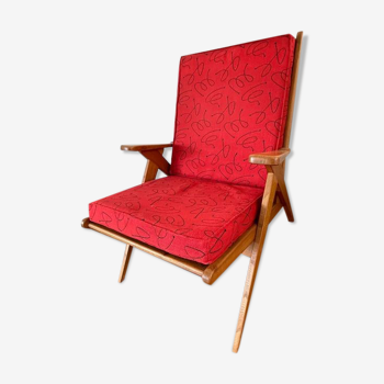 Danish wooden design chair 60s