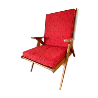 Danish wooden design chair 60s