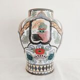 Vase Asian décor mid 20th