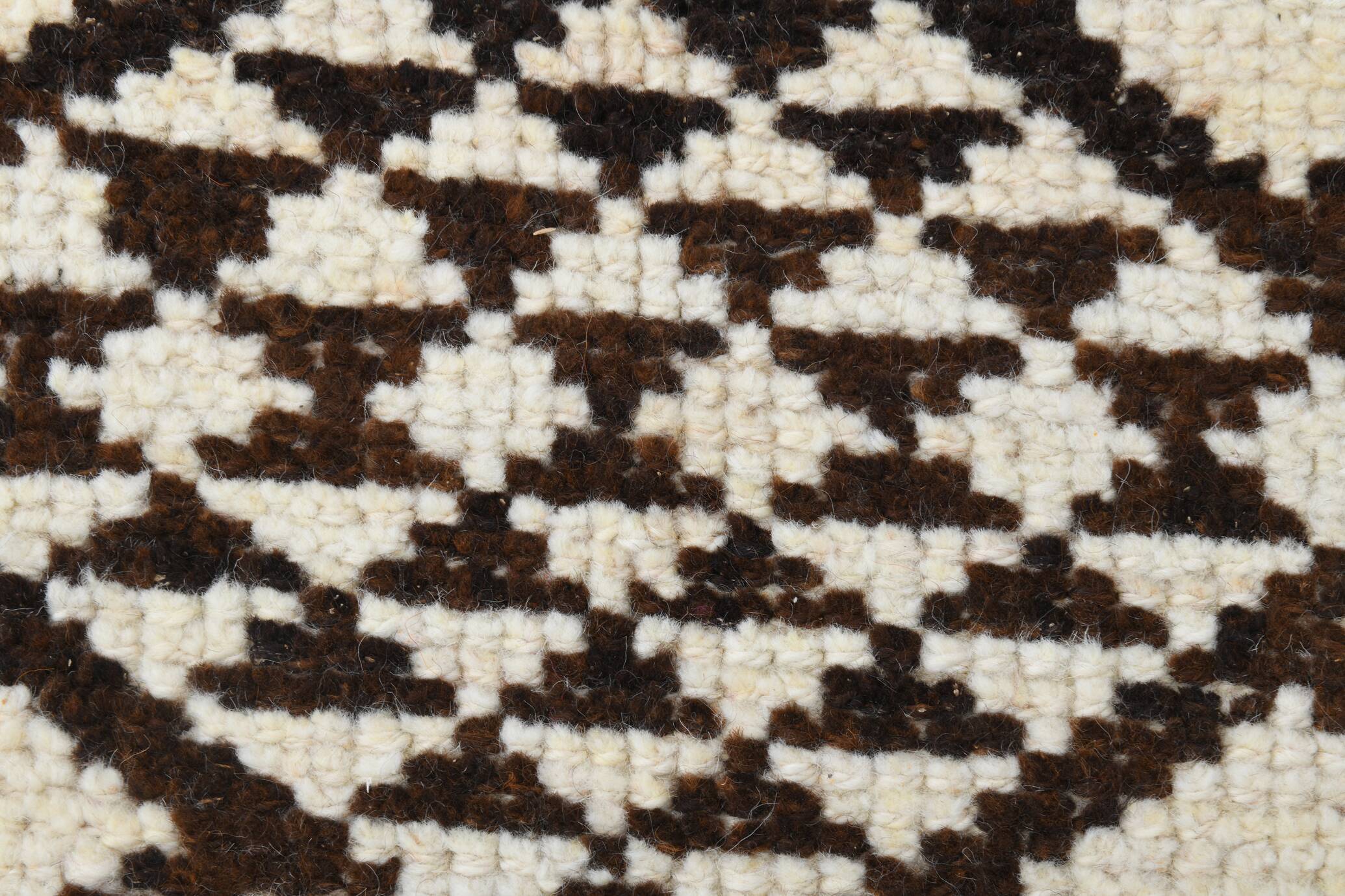 3x12 Rug For Hallway Brown Beige Turkish Runner Rug, 92x364Cm SK 18273