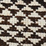 3x12 Rug For Hallway Brown Beige Turkish Runner Rug, 92x364Cm SK 18273