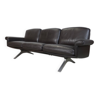 De Sede DS-31 vintage 1960s design leather 3-seater sofa