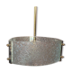 Pendant lamp 1950 glass and gold metal