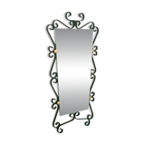 Vintage wrought iron mirror from the 1950s-60s, France.