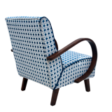 A pair of Art Deco armchairs from the 1930s. Armchairs designed by J. Halabala.