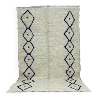 Handmade Moroccan Berber rug 253 X 153 CM