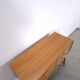 Vintage teak Danish chest of drawers with high slanted legs, side table, sideboard.
