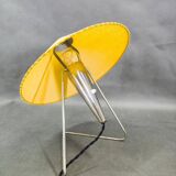 Helena Frantova Mid-Century Table Lamp, Chrome and Paper, 1960s