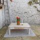 Patinated country coffee table