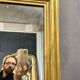 Mirror 119x98 period louis philippe 1840 gold leaf gilding