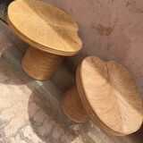 Rattan nomadic table