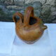 Old kid gargoulette in glazed earth nineteenth century