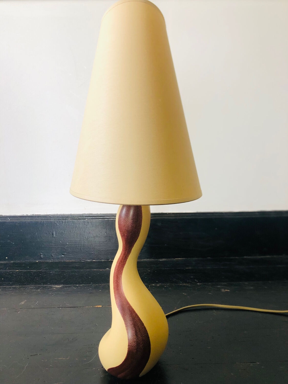 Ceramic lamp by Louis Drimmer, design