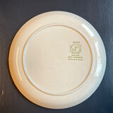 Seven vintage flower power plates