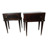 Pair of Italian bedside tables