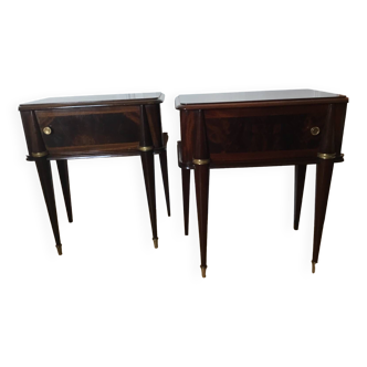 Pair of Italian bedside tables