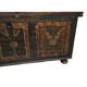 Antique Painted German Coffin, 2nd half 1800s