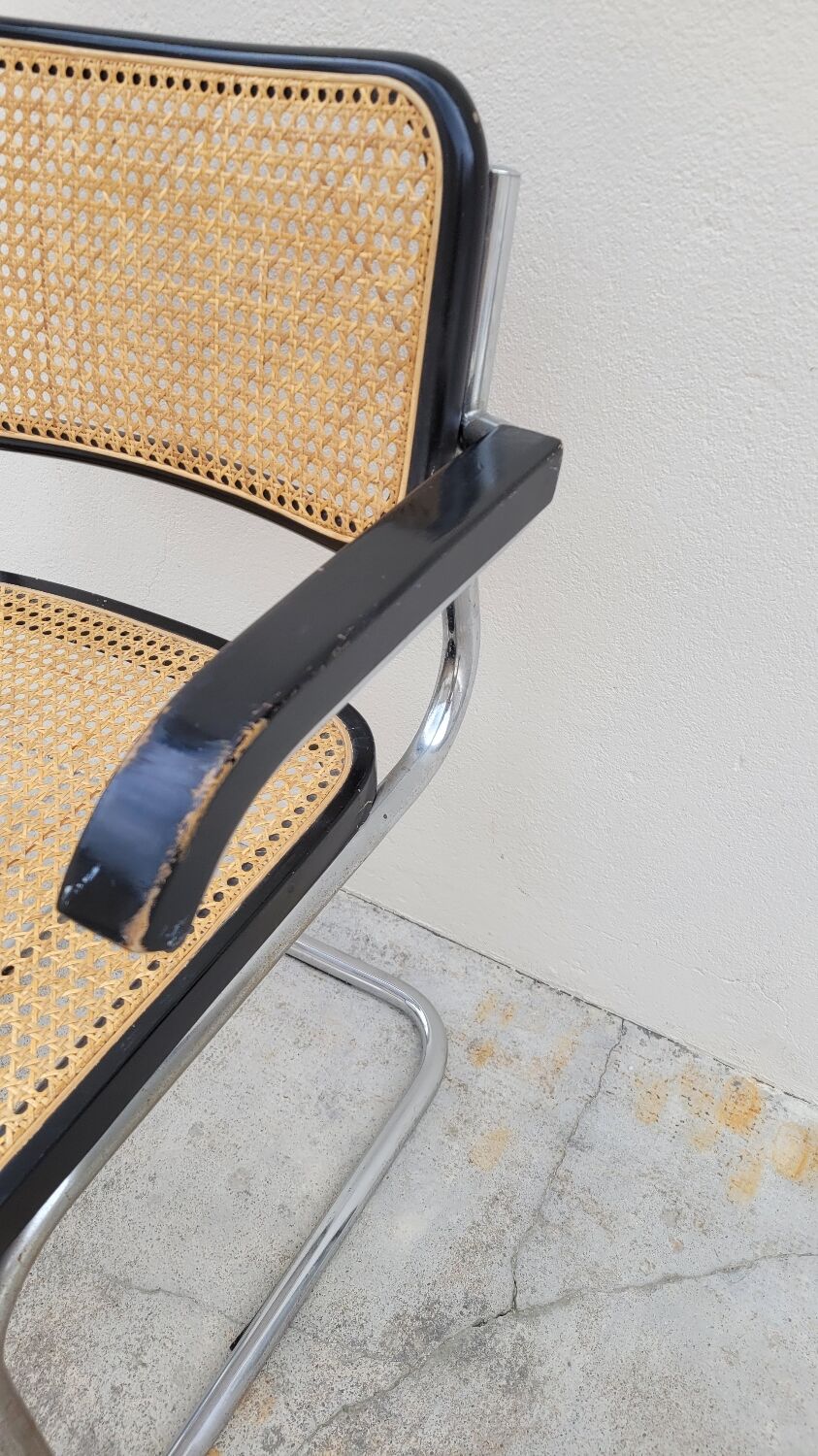 Armchair by Marcel Breuer model b64 italy