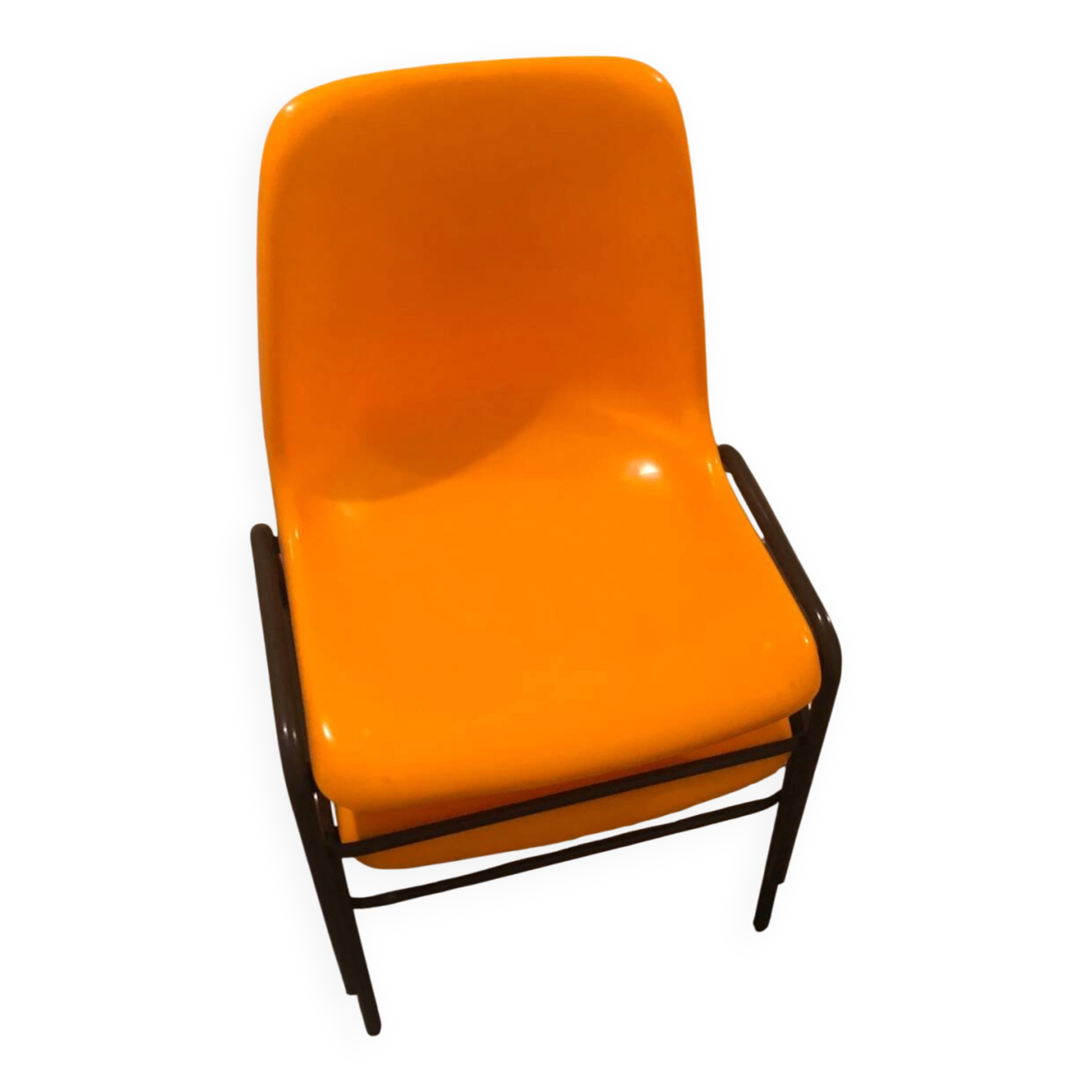 Lot de chaises vintage 70 , marque Aigfa
