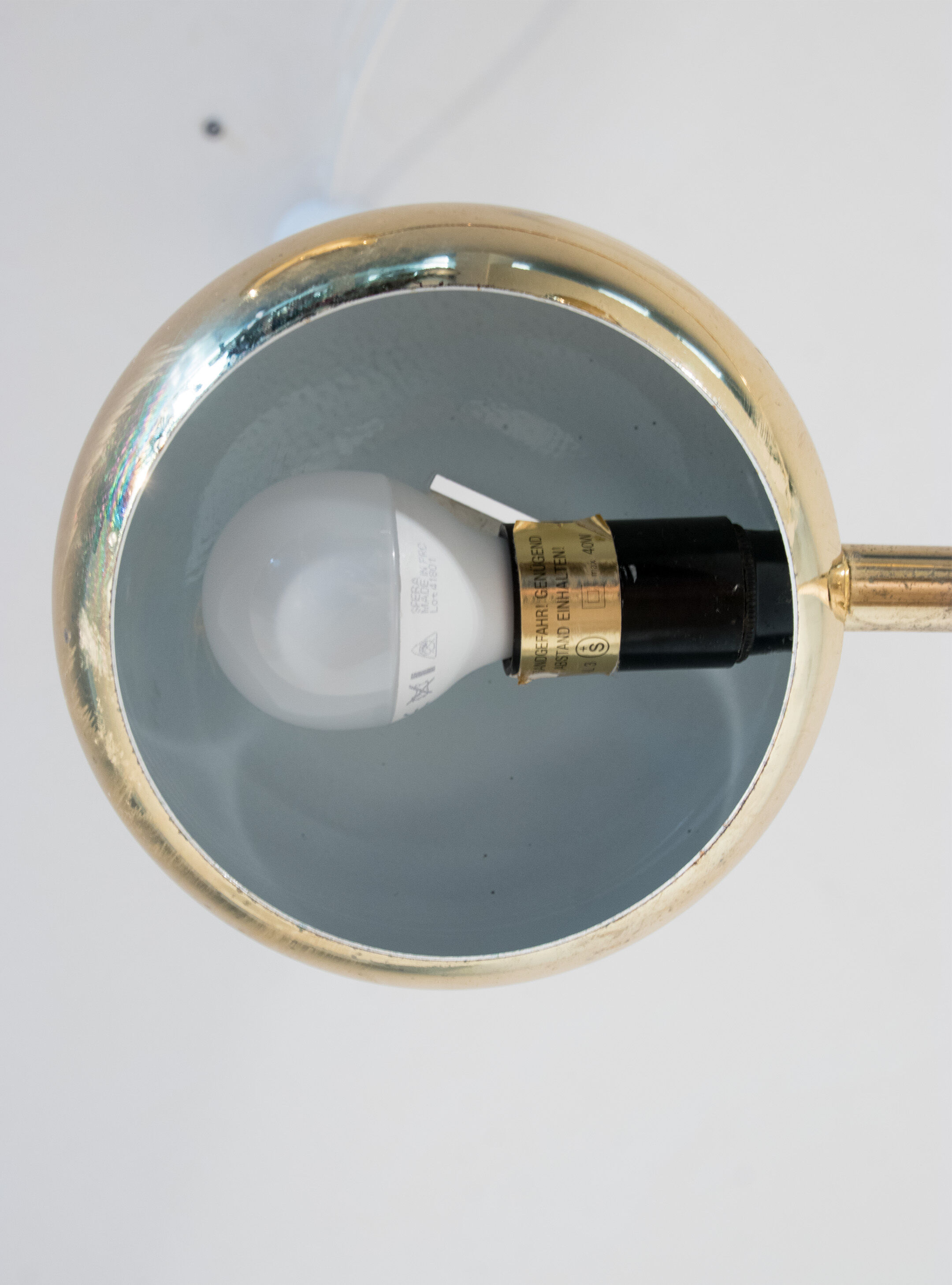 5 arm mid-century italian floor lamp
